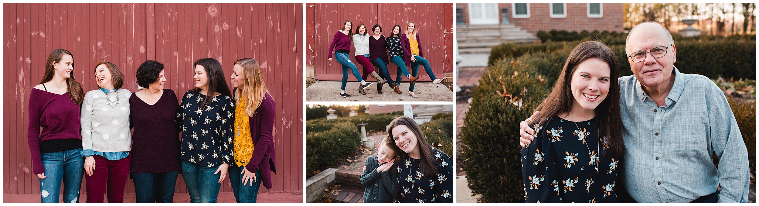Indianapolis Extended Family Photographer at Coxhall Gardens in Carmel Indiana