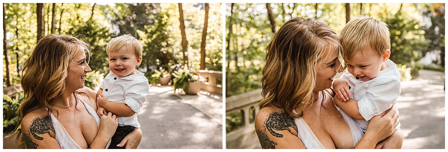 Indianapolis Maternity Photography | Newfields Gardens and Lily House