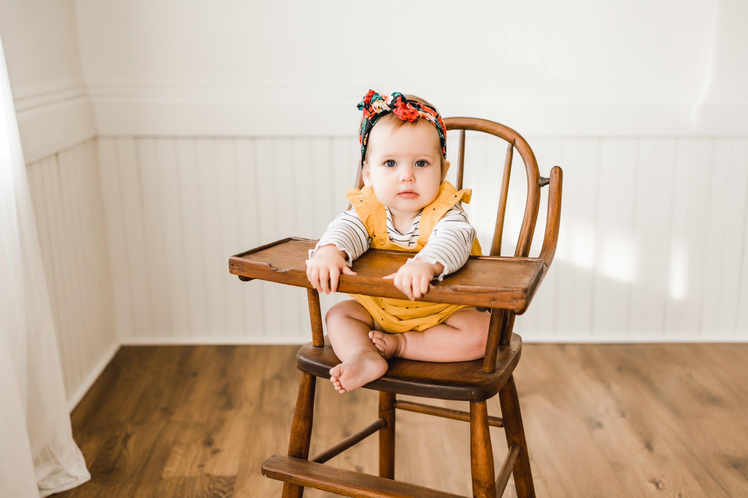 Studio Milestone Session | Westfield Indiana First Birthday Pictures 