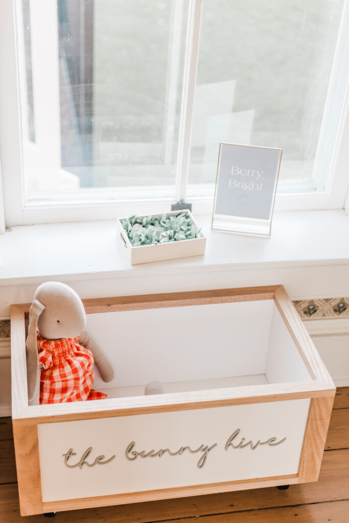 The Bunny Hive Zionsville brand photography of kids’ play space in Indiana