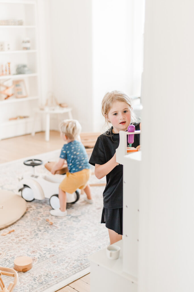 Kids indoor place space with pretend kitchen in Indiana