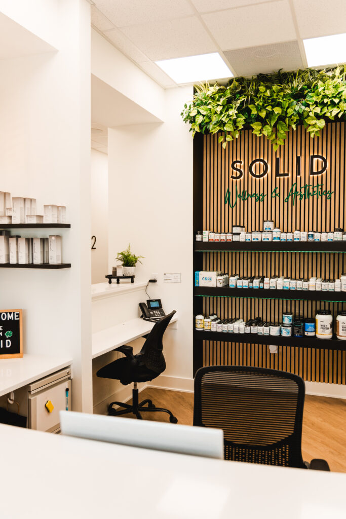 Solid Wellness Westfield front office shot