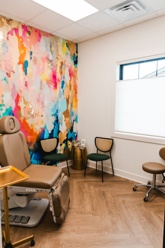 Brand photography shot of aesthetic office room