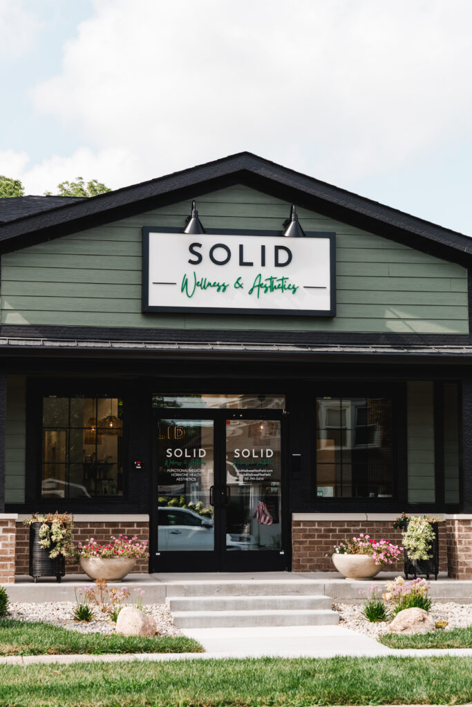 solid wellness exterior brand photography shot
