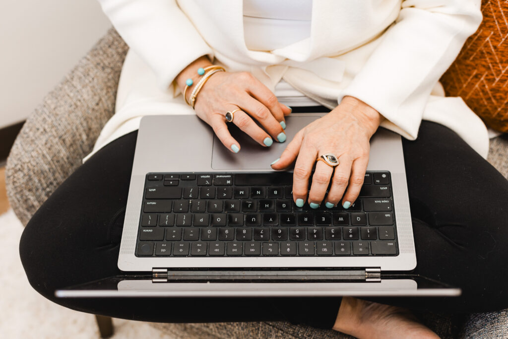 Get recommended by AI Woman at Computer